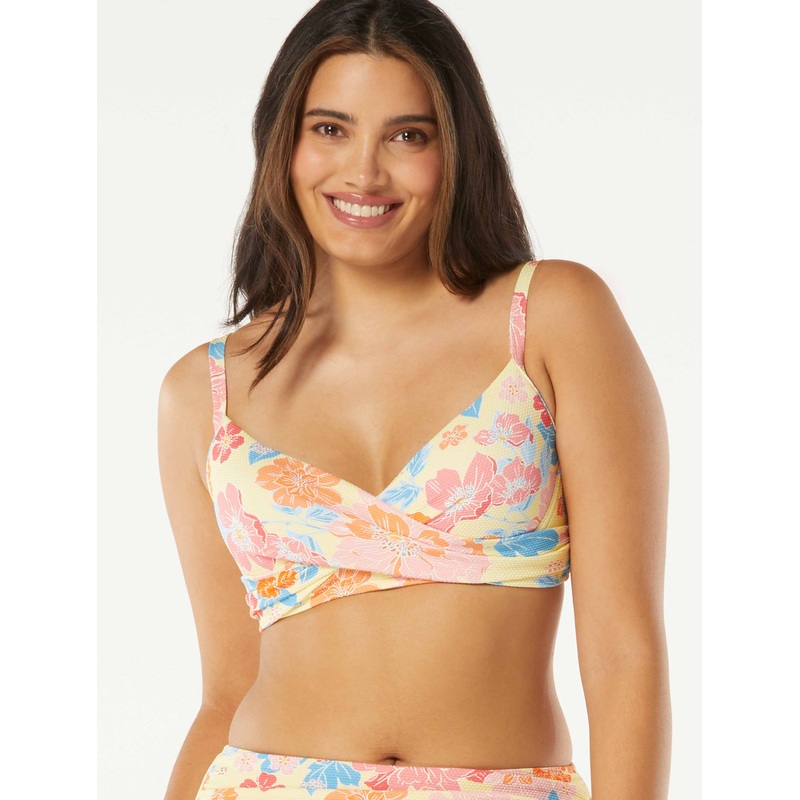 BEACH HOUSE CHRISTA WRAP UNDERWIRE BIKINI TOP – NEWPORT FLORAL