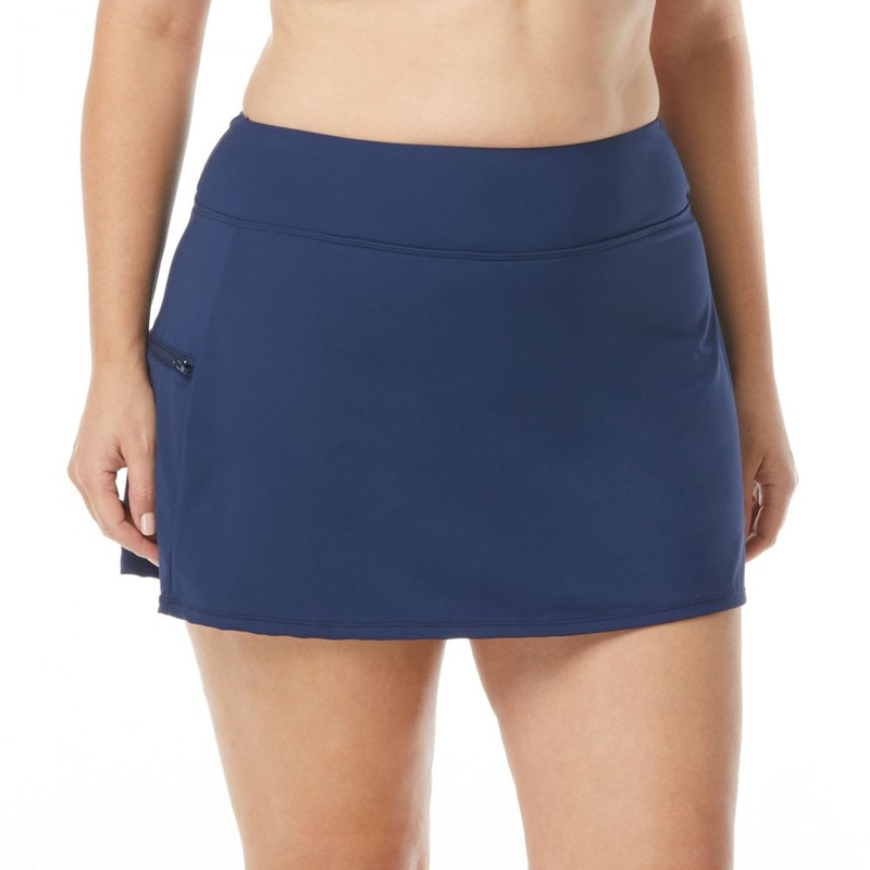 BEACH HOUSE EMMA SOLID PULL ON SWIM SKORT BOTTOM – MORE COLORS AVAILABLE