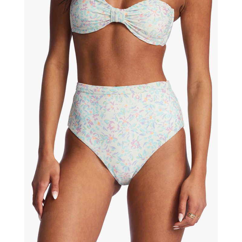 BILLABONG SWEET OASIS TANLINES HIGH RETRO BIKINI BOTTOM