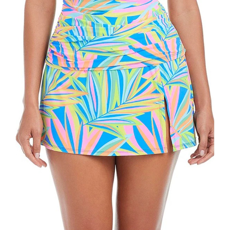 BLEU BY ROD BEATTIE ON THE BRIGHT SIDE HIGH WAISTED SKIRT