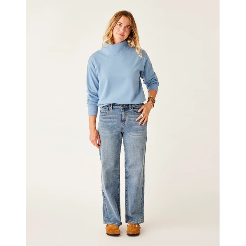 CARVE DESIGNS AUDREY WIDE LEG JEANS – BLUE RIDGE