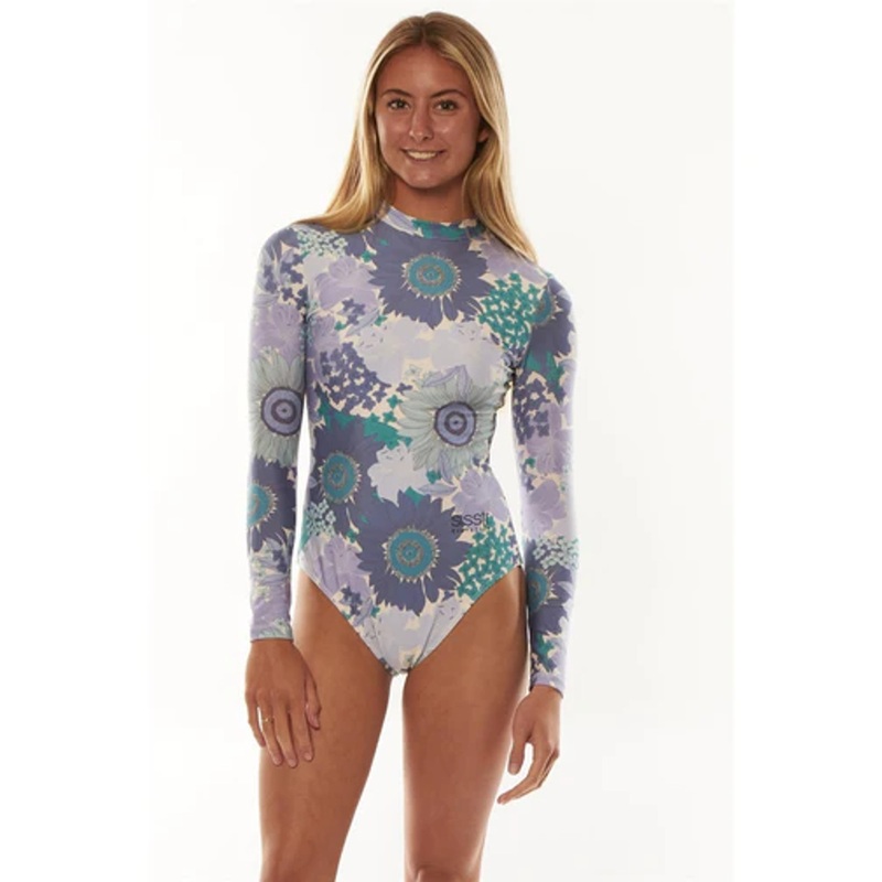 SISSTREVOLUTION SUNNY OCEANSIDE LONG SLEEVE ONE PIECE