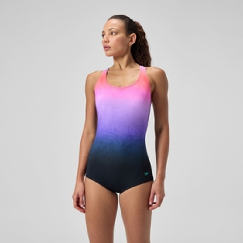 SPEEDO TEXTURE OMBRE ULTRABACK ONE PIECE