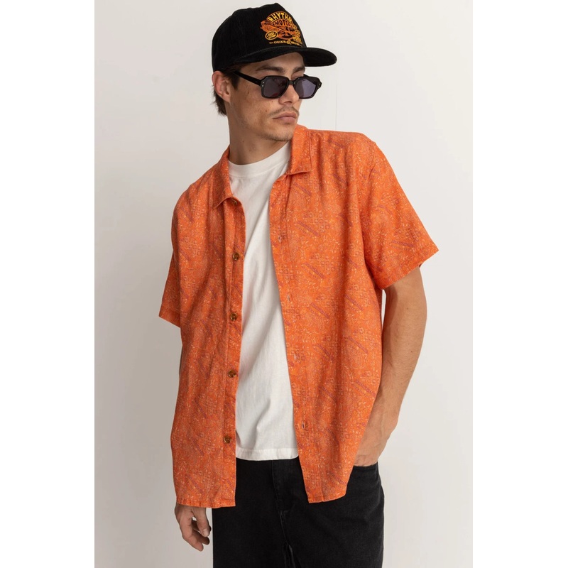 RHYTHM AIDA PAISLEY SHORT SLEEVE SHIRT