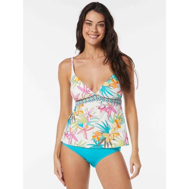 BEACH HOUSE ADELE TANKINI – TROPIC BLOOM