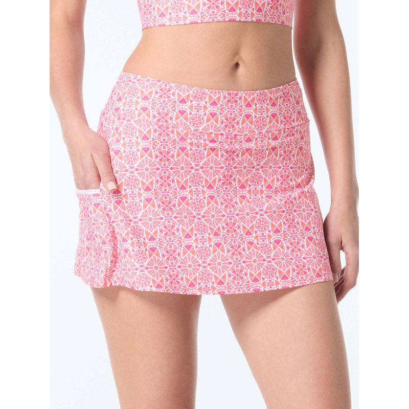 BEACH HOUSE PRINTED EMMA SWIM SKORT – MAITAI MAGIC