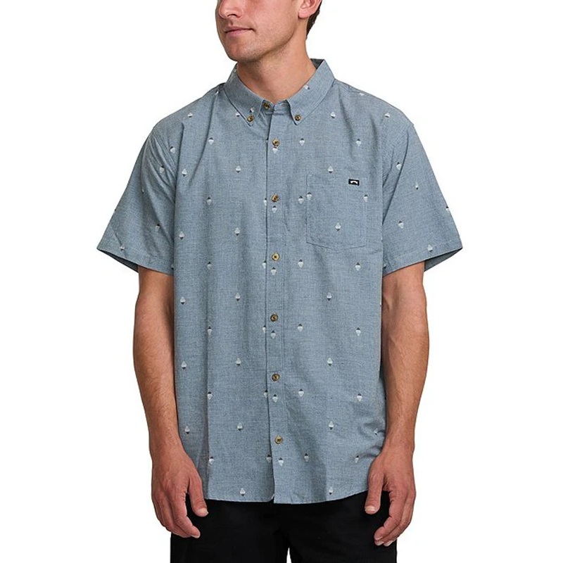 BILLABONG ALL DAY JACQUARD SHORT SLEEVE SHIRT – 2 COLORS AVAILABLE