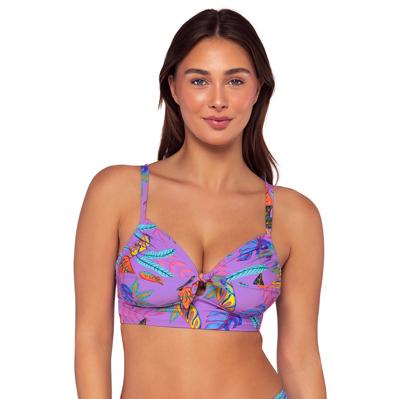 SUNSETS PRINTED COLETTE BRALETTE (D-DD CUP) – 2 COLORS AVAILABLE