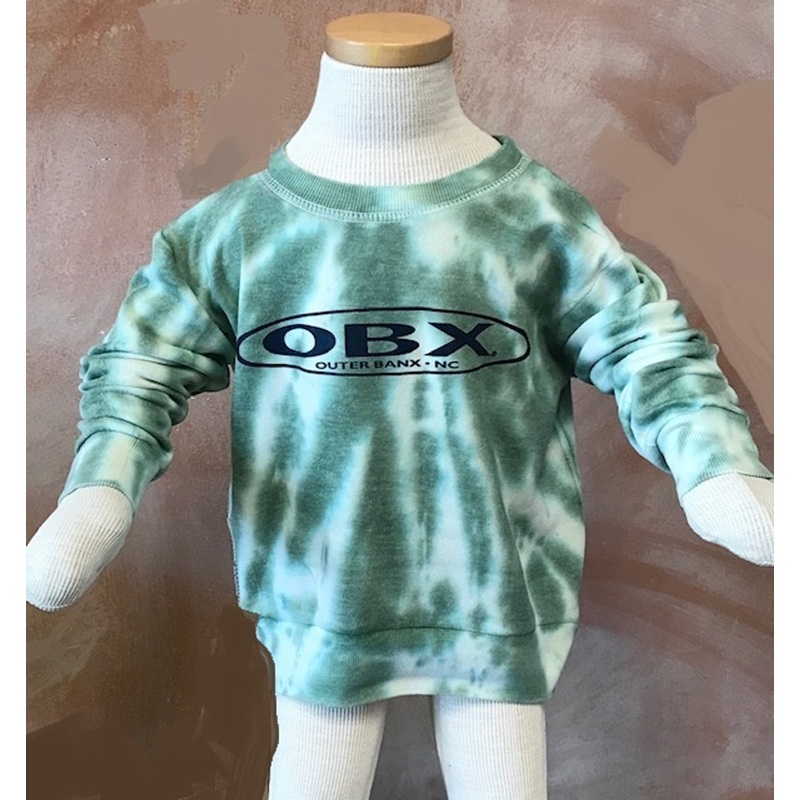 OBX KIDS TIE DYE CREWNECK SWEATSHIRT (2T-7)