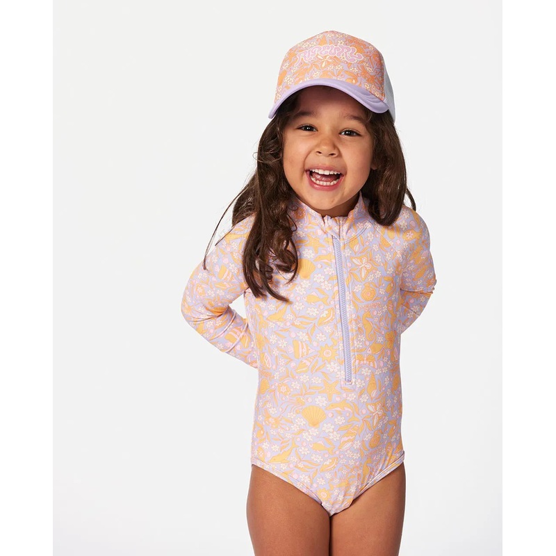 RIP CURL GIRL’S RAINBOW TIDE LONG SLEEVE SURFSUIT (3/4-7/8))