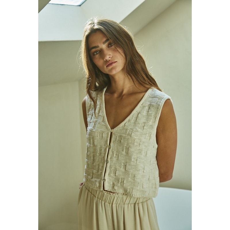 BY TOGETHER DAWSON VEST TOP