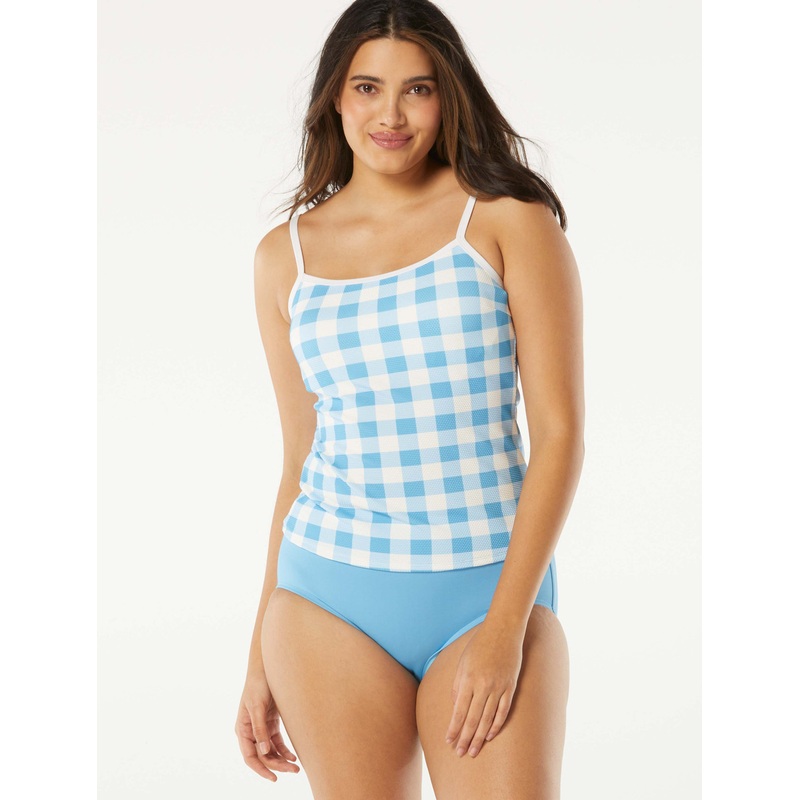BEACH HOUSE LEXI FITTED TANKINI – SUMMER GINGHAM