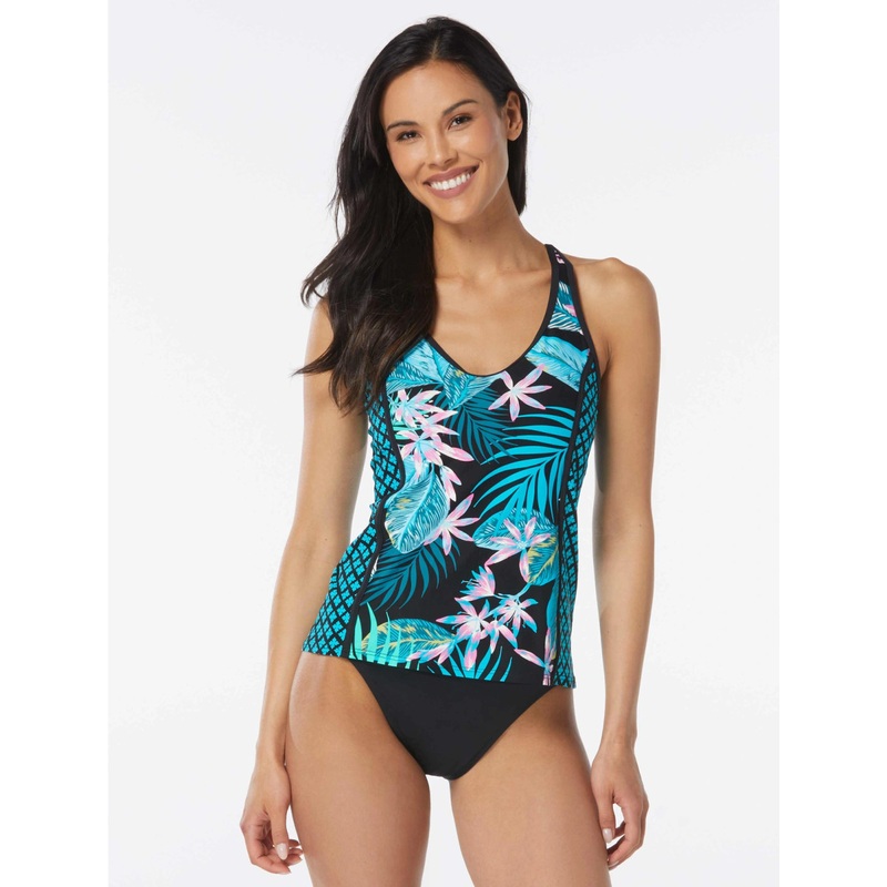 BEACH HOUSE SPORT AMBITION FITTED CROSSBACK TANKINI – DELRAY BOTANICAL