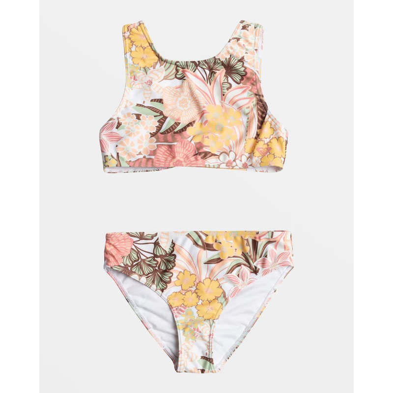 ROXY GIRLS PLAYA PARADISE REVERSIBLE TANK BIKINI SET 7-16