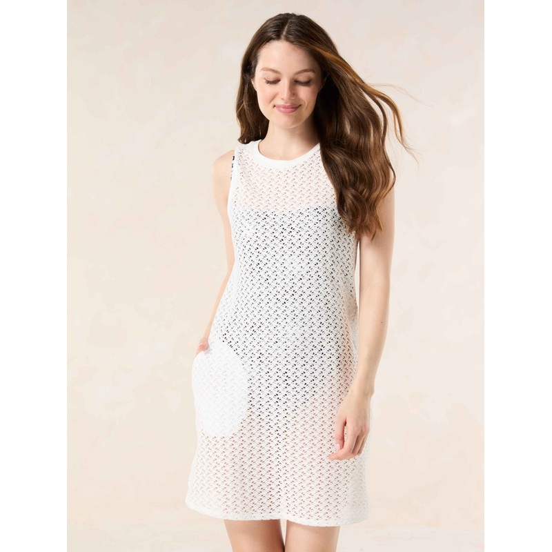 BEACH HOUSE RACHAEL TEXTURED COVER UP DRESS – SEAFOAM TEXTURE