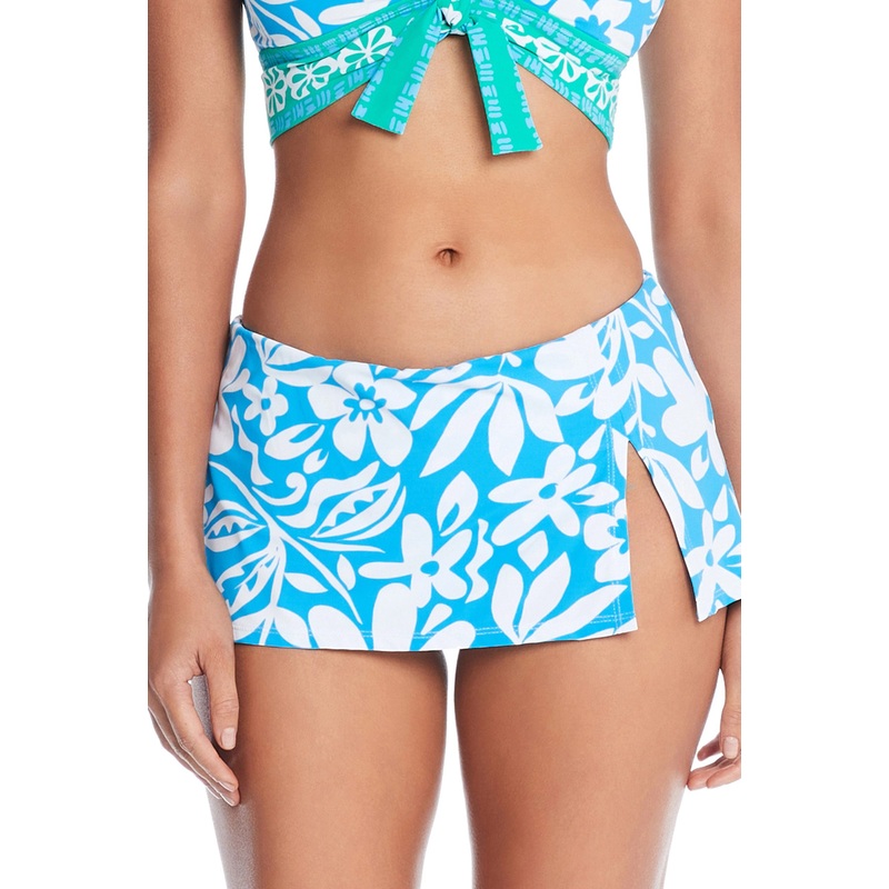 BLEU BY ROD BEATTIE SUN DAY FUN DAY SKIRTED HIPSTER BIKINI BOTTOM