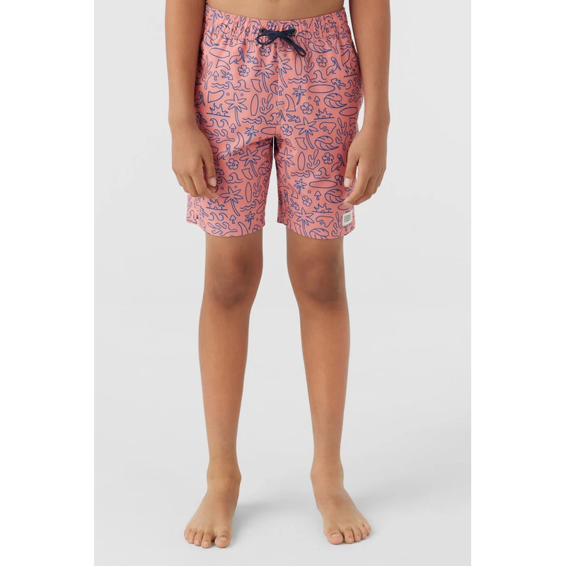 O’NEILL BOY’S HERMOSA ELASTIC WAIST 16″ VOLLEY BOARDSHORT (S-XL)