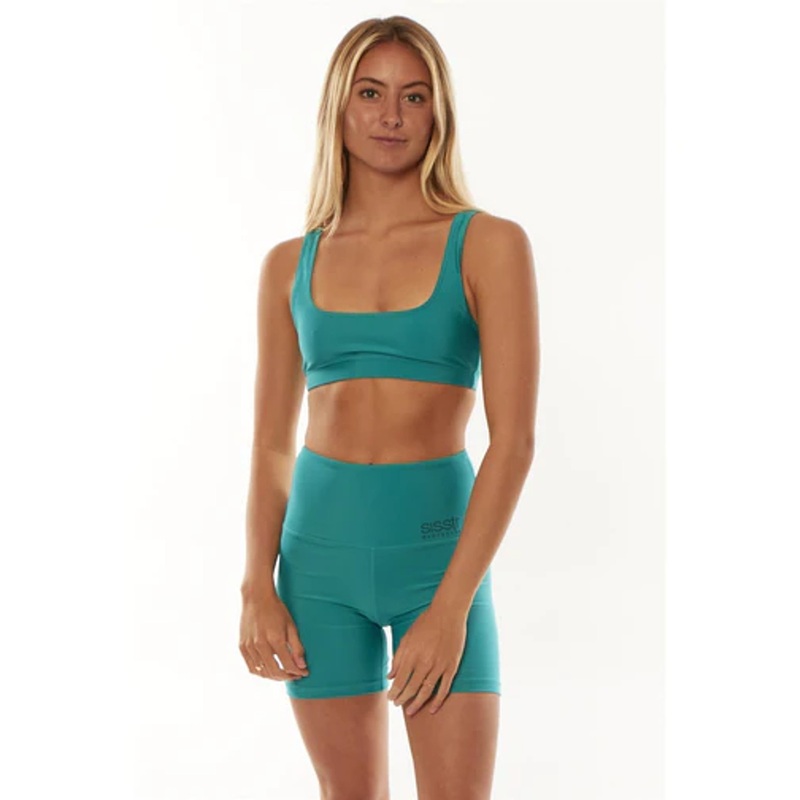 SISSTREVOLUTION SOLID LEDA BRALETTE TOP