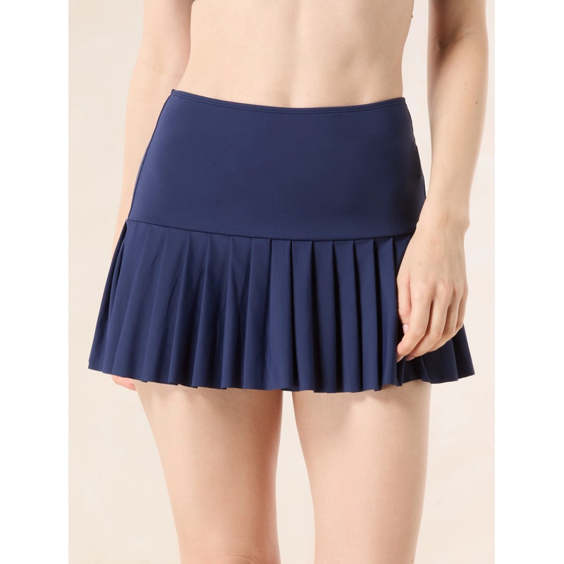 BEACH HOUSE STEPHANIE PLEATED SKORT – PALOMA BEACH SOLIDS