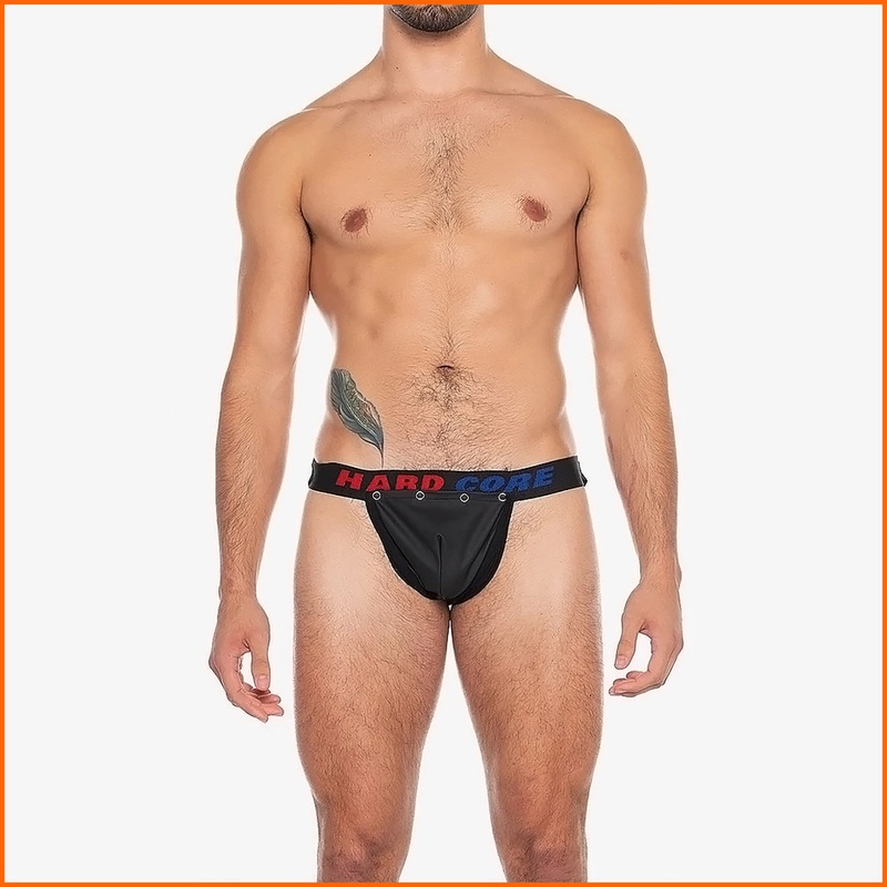 HARD CORE X Pleather Jockstrap w/Cod Piece