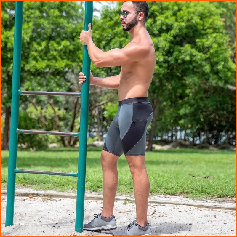 Matador Meggings Gray Black Shorts
