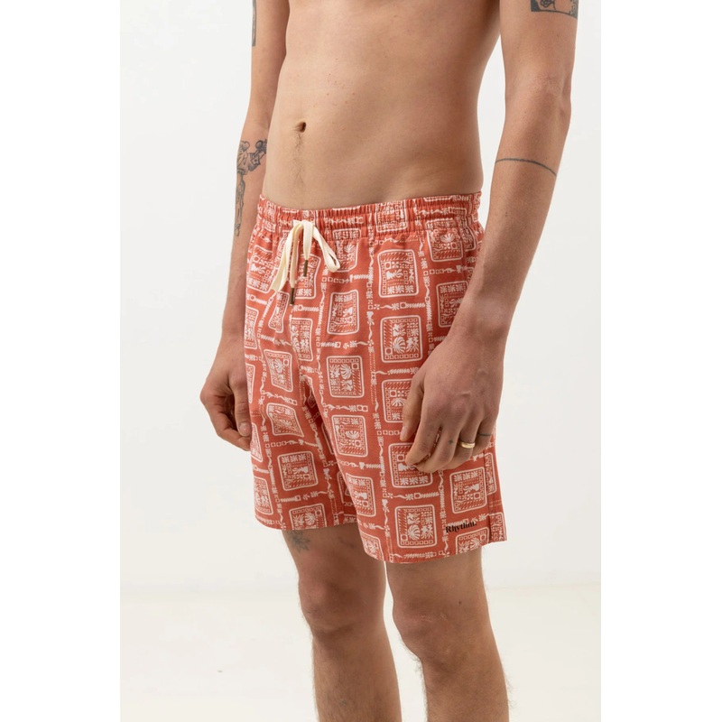 RHYTHM STAMP BEACH SHORT