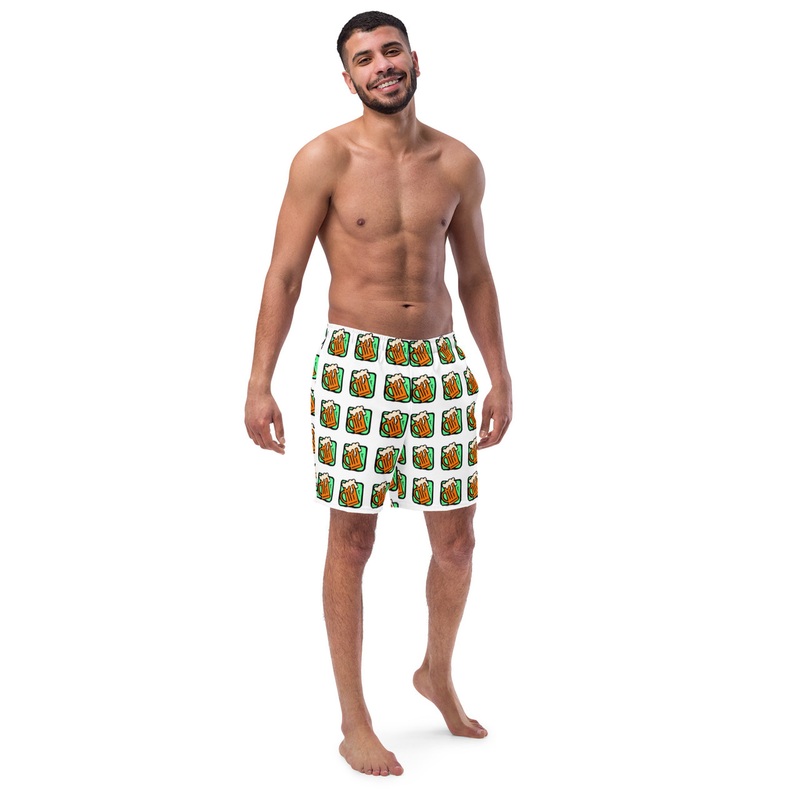 WTees Bottoms Up! Beer Mug Swim Trunks