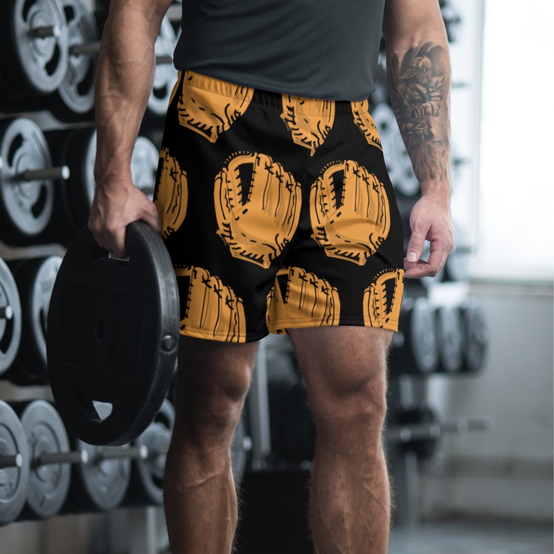 WTees Catcher Athletic Long Shorts Black