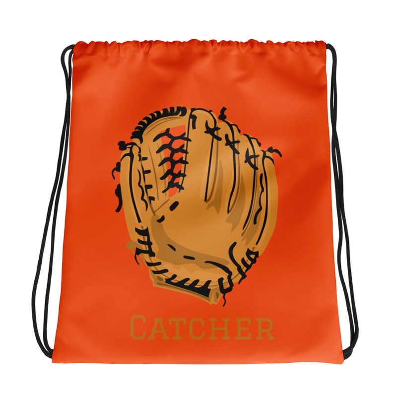 WTees Catcher Drawstring Bag Orange