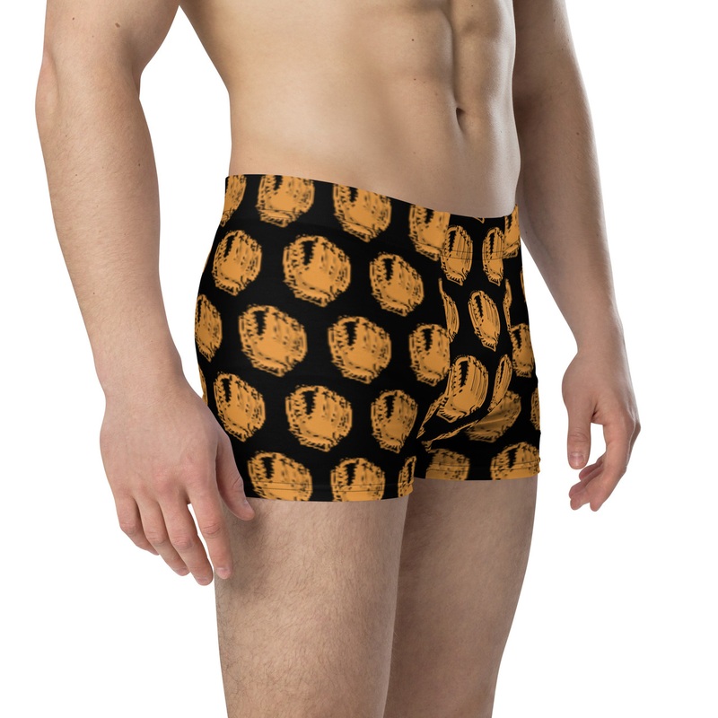 WTees Catcher Trunk Boxer Briefs Black
