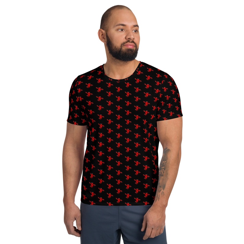 WTees Louis V’Lobster Athletic T-Shirt Noir