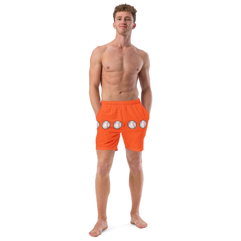 WTees Pitcher Swim Trunks Orange
