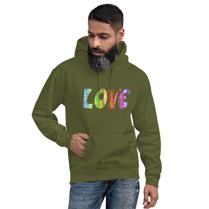 WTees Retro Love Hoodie