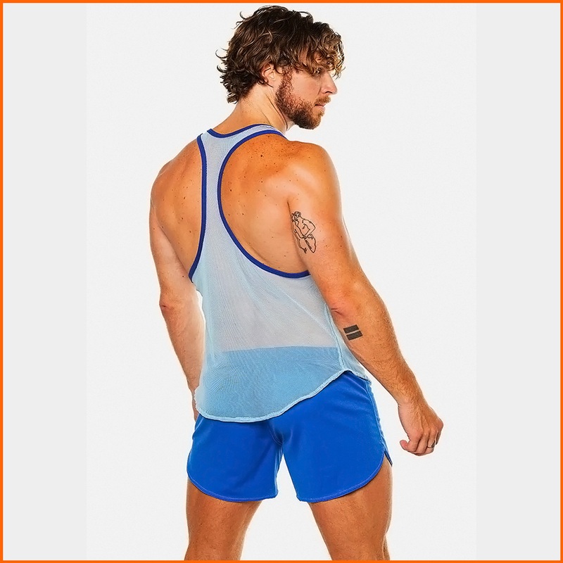 American Jock Physique Mesh Gym Tank Top