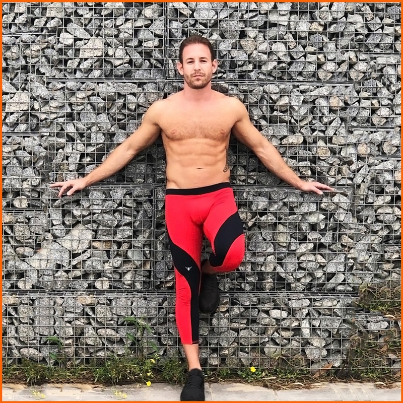 Matador Red Black Meggings