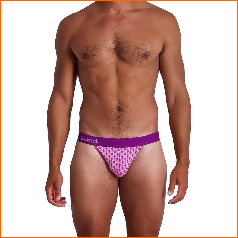 Wood Purple Interlock Jock