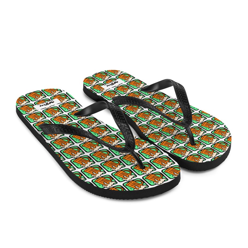WTees Bottoms Up! Beer Mug Flip-Flops