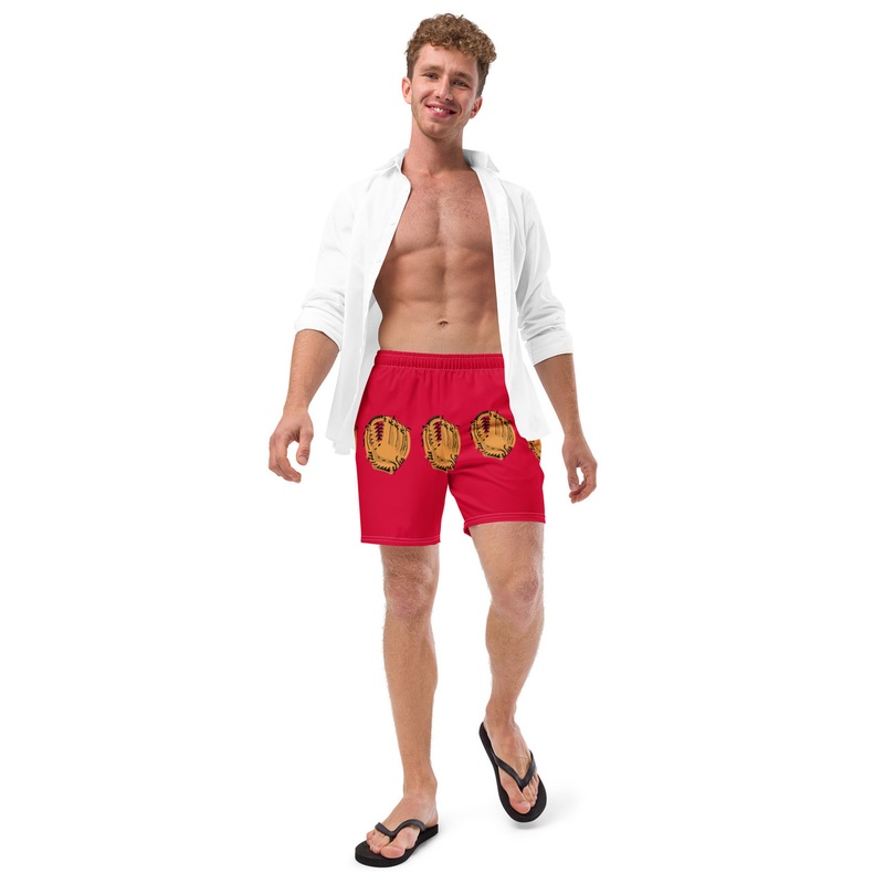 WTees Catcher Swim Trunks Red