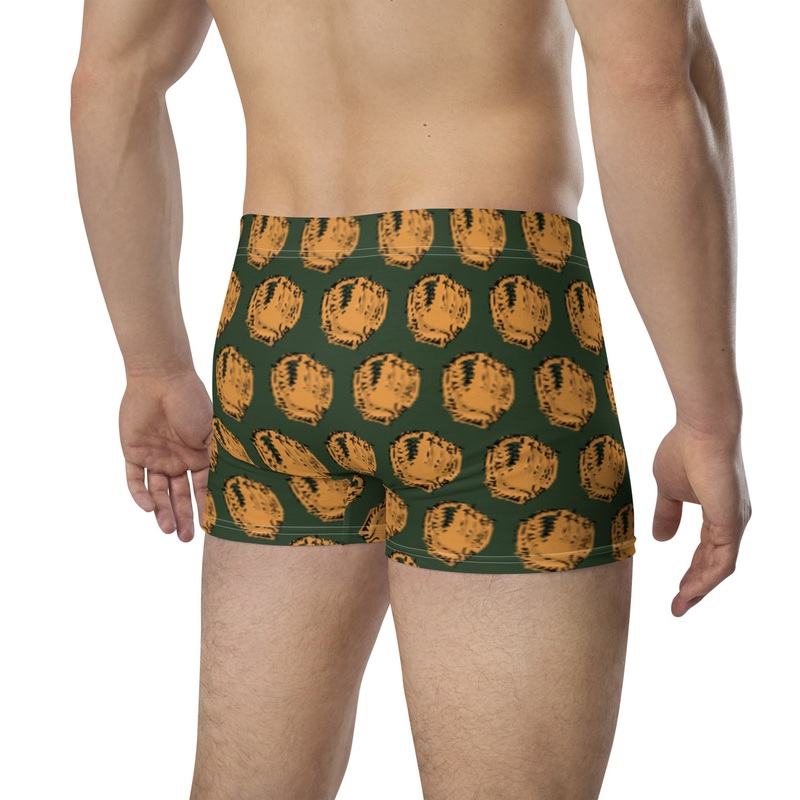 WTees Catcher Trunk Boxer Briefs Green