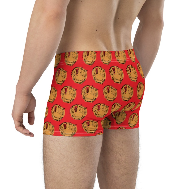 WTees Catcher Trunk Boxer Briefs Red
