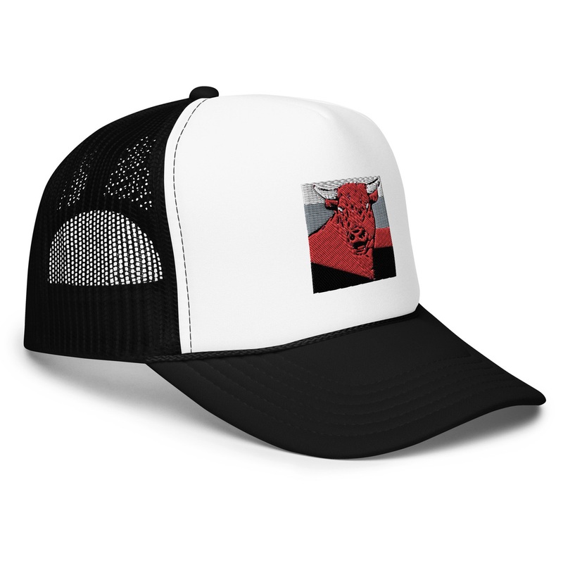 WTees Lions n Tigers n Bears, Oh My! Bull Trucker Hat