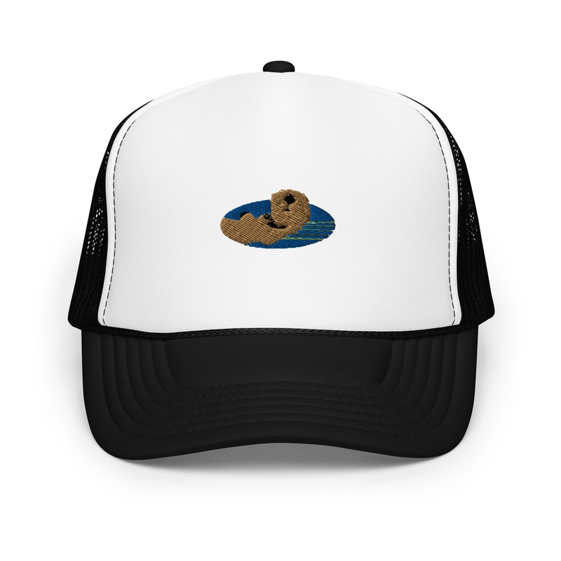WTees Lions n Tigers n Bears, Oh My! Otter Trucker Hat