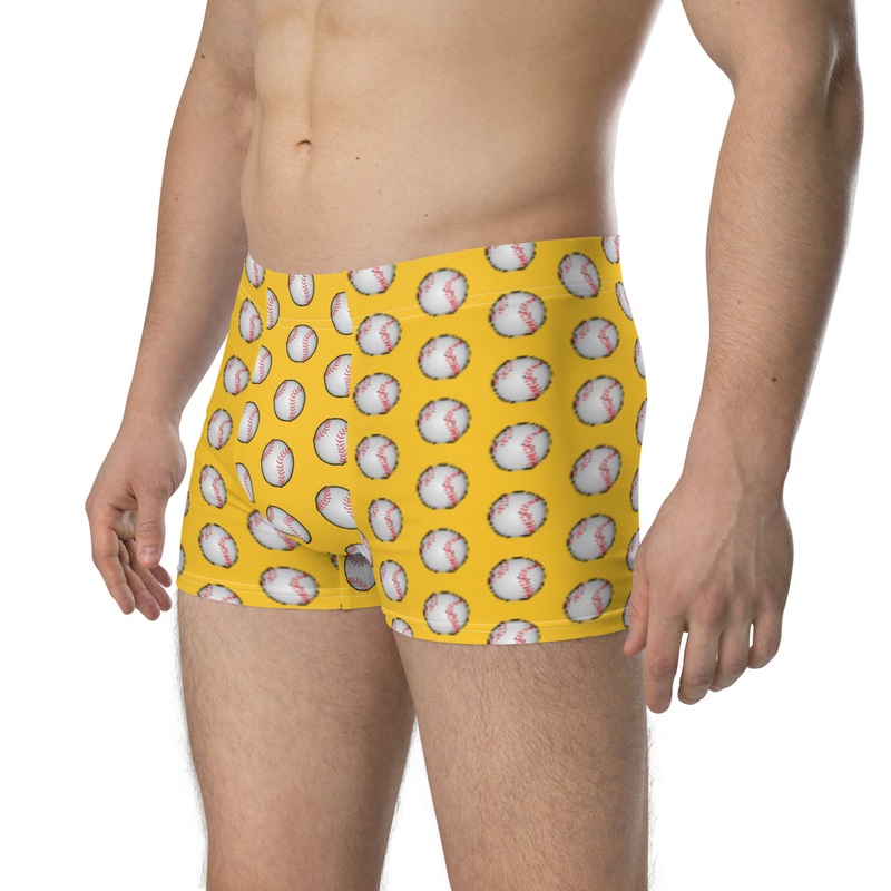 WTees Pitcher Trunk Boxer Briefs Yellow