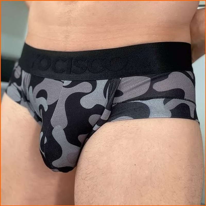 YOCISCO Black Camo ISO Brief