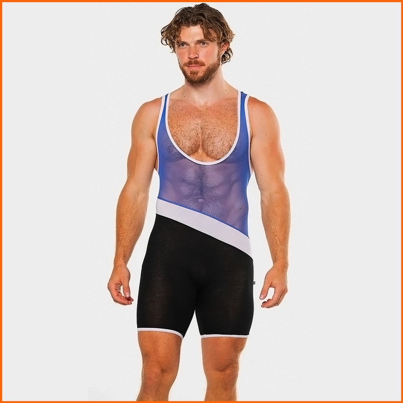 American Jock Physique Tri-Color Singlet