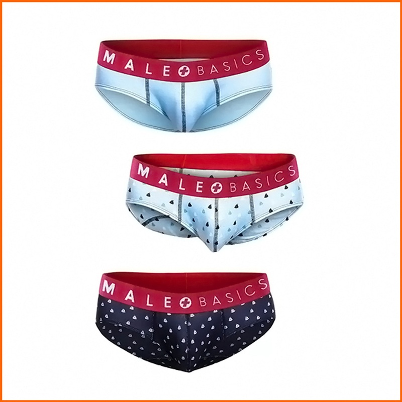 MaleBasics 3 Pack Briefs Boats
