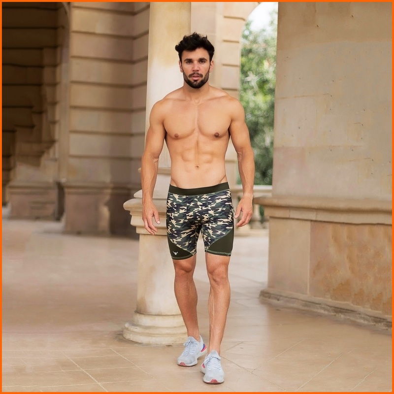 Matador Meggings Green Camo Shorts