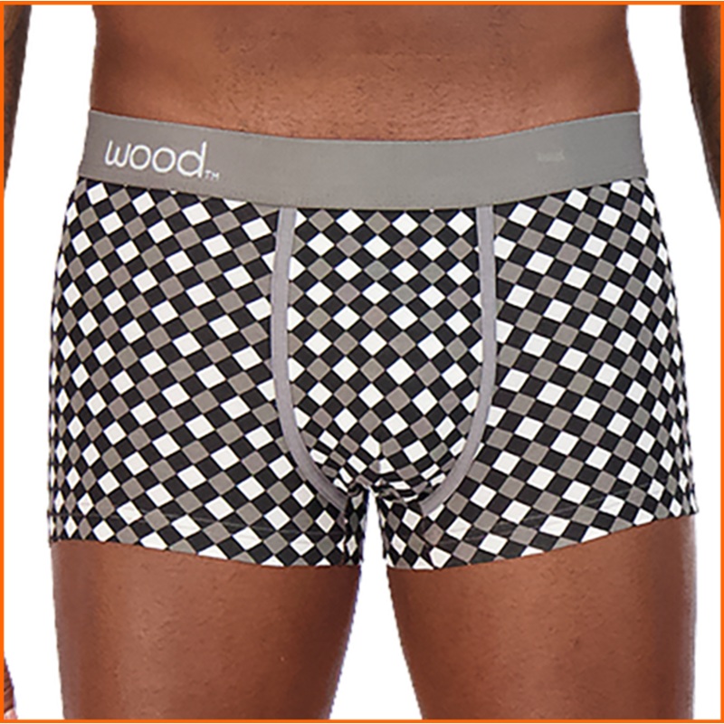 Wood Black White Dimension Trunk