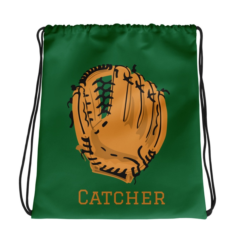WTees Catcher Drawstring Bag Green