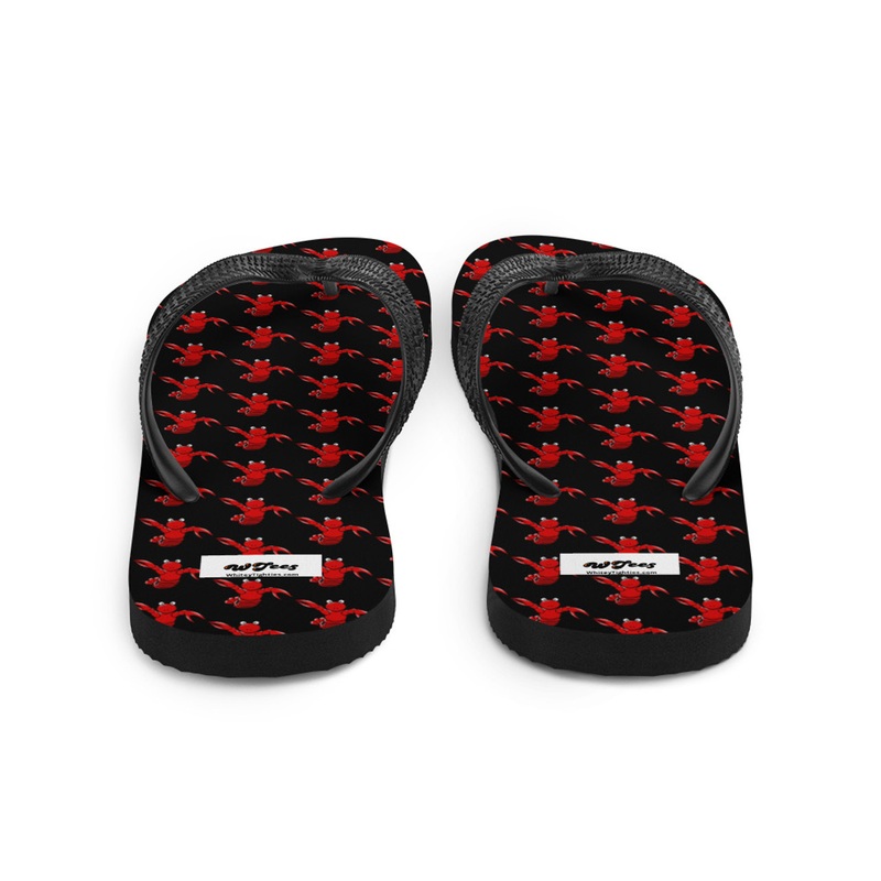 WTees Louis V’Lobster Flip-Flops Noir